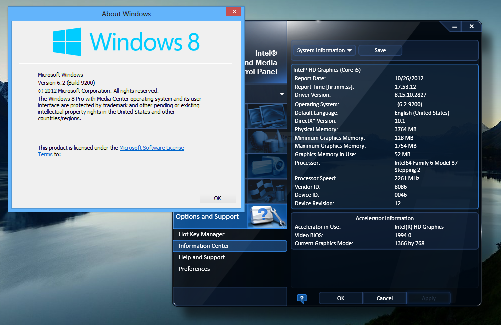 windows 7 intel graphics driver fails hd graphics 4400